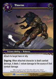 WoW World of Warcraft TCG -- Thorns