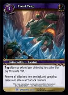 WoW World of Warcraft TCG -- Frost Trap