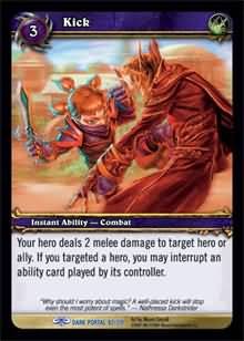 WoW World of Warcraft TCG -- Kick