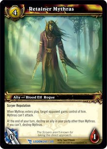 WoW World of Warcraft TCG -- Retainer Mythras