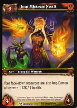 WoW World of Warcraft TCG -- Imp Mistress Noali