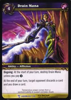 WoW World of Warcraft TCG -- Drain Mana