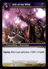 WoW World of Warcraft TCG -- Gift of the Wild