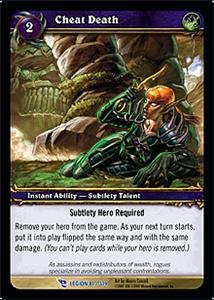 WoW World of Warcraft TCG -- Cheat Death