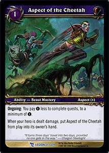 WoW World of Warcraft TCG -- Aspect of the Cheetah