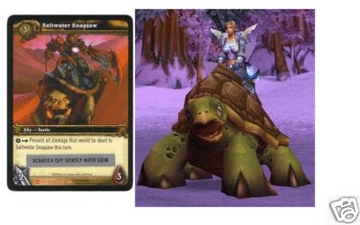WoW World of Warcraft TCG ---- Saltwater Snapjaw -- LOOT