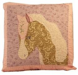 Pem America Giddy Up Horse Pillow New