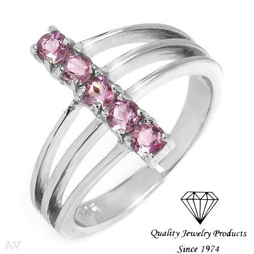 BEAUTIFUL genuine Amethyst ring .55ctw- 925 ster silv. RETAIL-$89