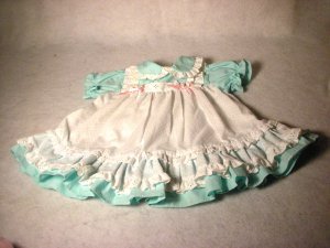 Blue and White Dress