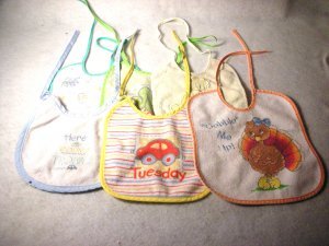 6 Used Bibs