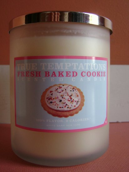 Bath and Body Works Fresh Baked Cookie Candle 22oz. RARE