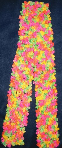New Hand Crocheted Scarf - 54" long - Color: Carnival (item #ST0007)