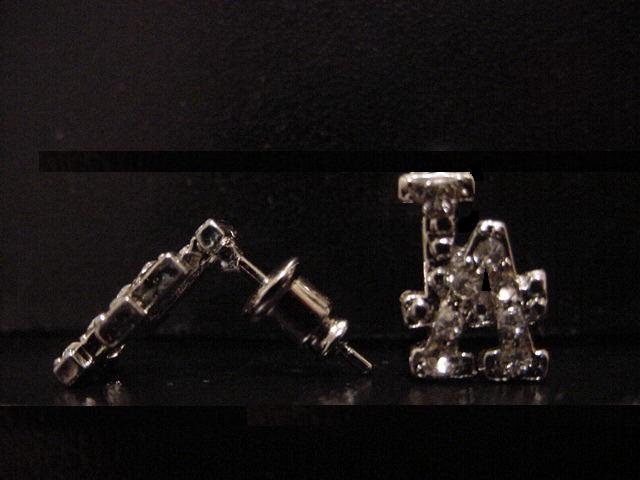LA Silver Plate Earrings