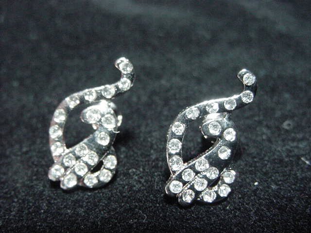 Baby Phat Silver Plate Earrings
