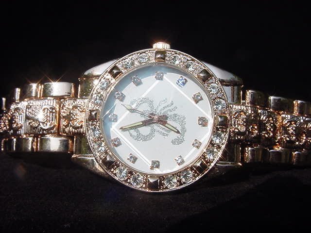 Paved Scorpion-White Background Watch