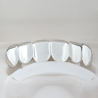Silver-Style Playa Grillz