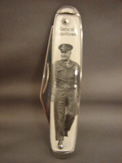 Collectible General Eisenhower Photograph Pocket Knife