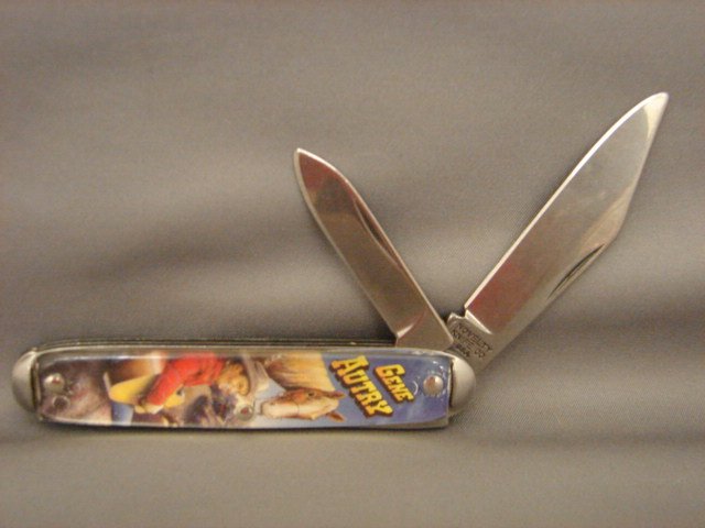 Collectible Gene Autry Double Blade Pocket Knife