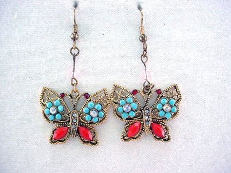 South Western Butterfly Earrings