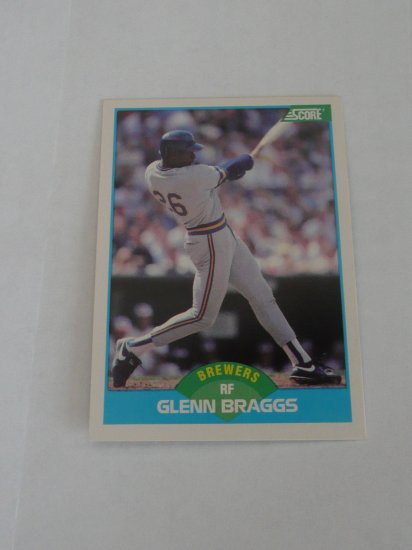 Glenn Braggs Baseball Card