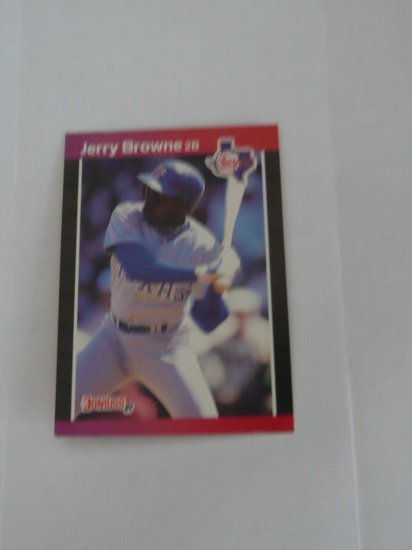 Jerry Browne Baseball Card