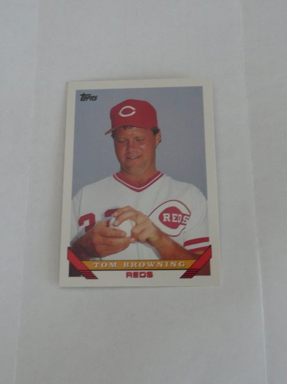 Tom Browning Baseball Card