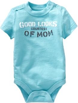 Baby Gap Romper - Good Looks Courtersy of Mom (6-12M)