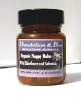 Organic nappy balm with elderflowers and calendula