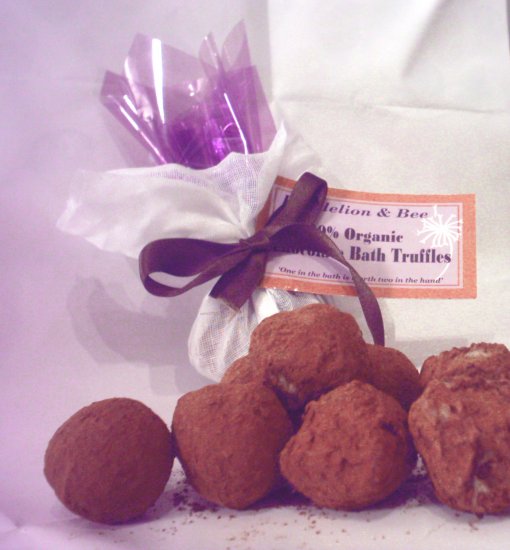 100% Organic Chocolate Bath Truffles