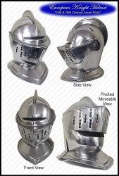 Medieval Knight's Helmet - FULL SIZE ARMOR