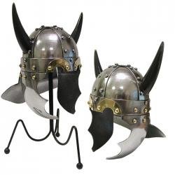 Mini Viking Horn Helmet Desktop Display