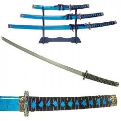 3pc OCEAN BLUE KATANA SET