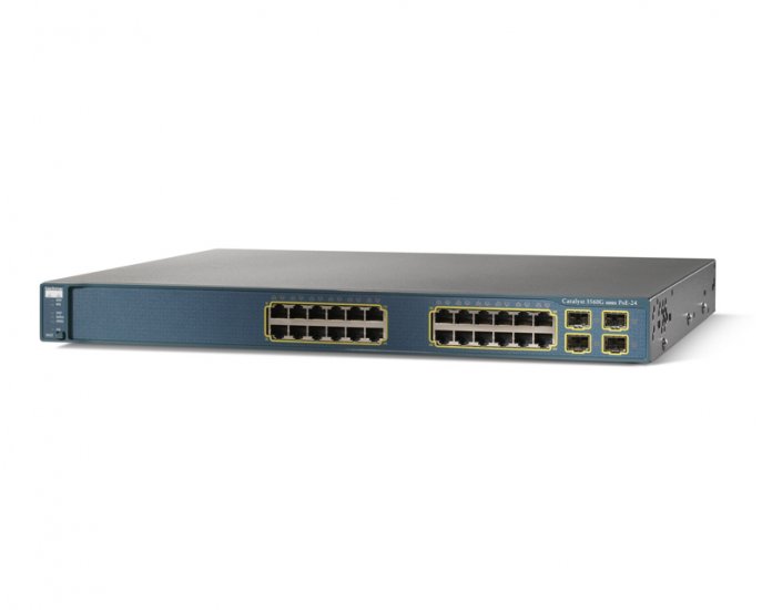Cisco Catalyst WS-C3560G-24PS-S PoE 24-Port Switch