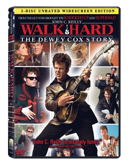 Walk Hard: The Dewey Cox Story (2007) DVD COMEDY Starring John C. Reilly, Jason Schwartzman