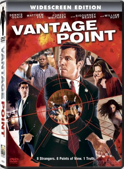 Vantage Point (2008) DVD DRAMA Starring Dennis Quaid, Forest Whitaker