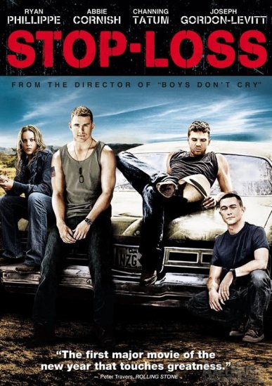 Stop-Loss (2008) DVD DRAMA Starring Ryan Phillippe, Channing Tatum, Abbie Cornish