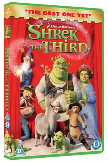 Shrek the Third (2007) DVD FAMILY Voices By Mike Myers, Eddie Murphy, Cameron Diaz