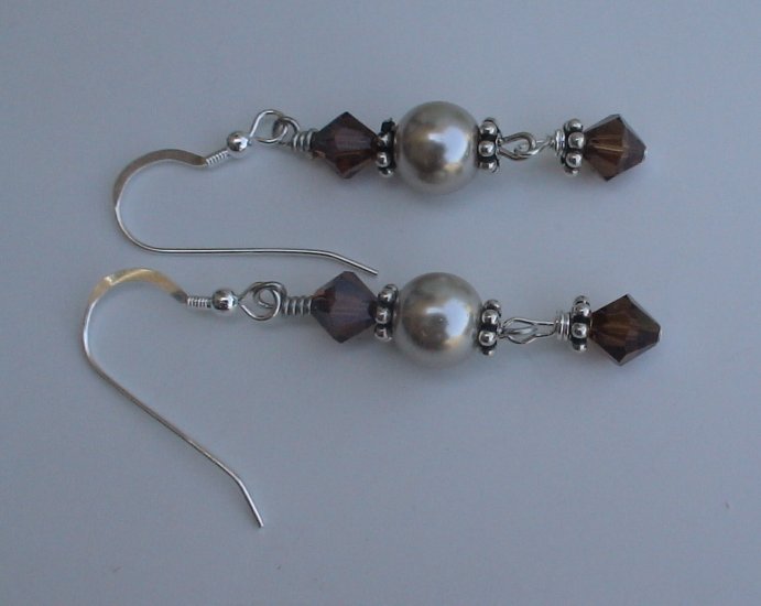 Beaded Pearl Earrings