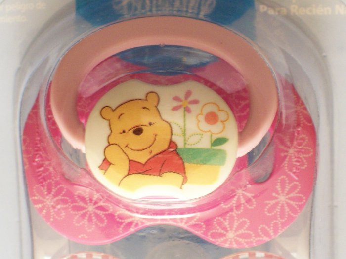Disney WINNIE the POOH and PIGLET Pacifiers - Set of 2 CUTE!!