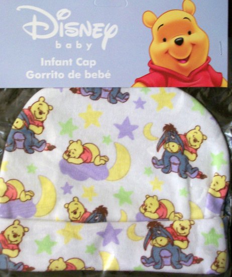 Disney Baby *WINNIE the POOH & EEYORE* Infant Cap