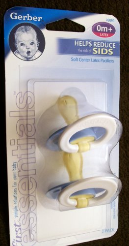 NIP!!!Gerber Soft Center Bulb Pacifiers - Blue/White