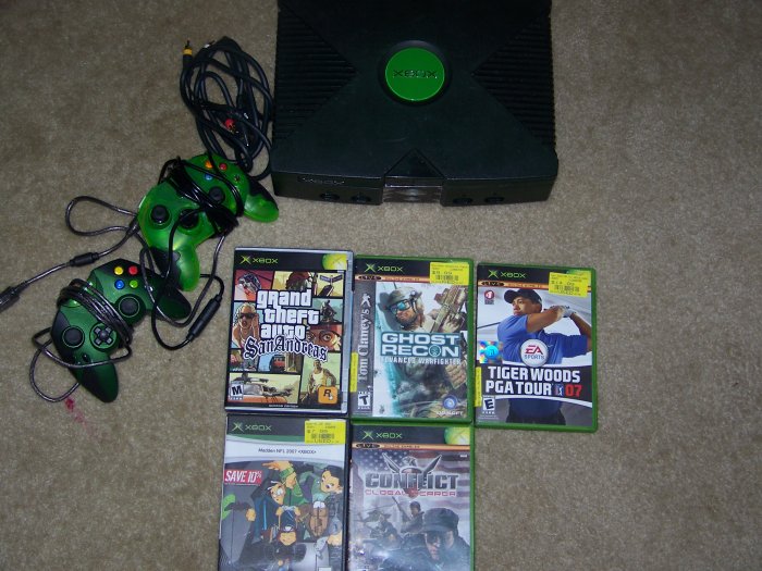Microsoft XBOX Five 5 Games