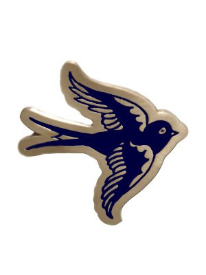 SAILOR JERRY SWALLOW BIRD TATTOO BELT BUCKLE PUNK NEW