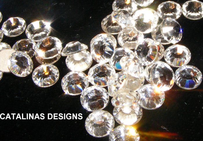 144 SWAROVSKI 9ss CLEAR FLATBACK RHINESTONE CRYSTAL