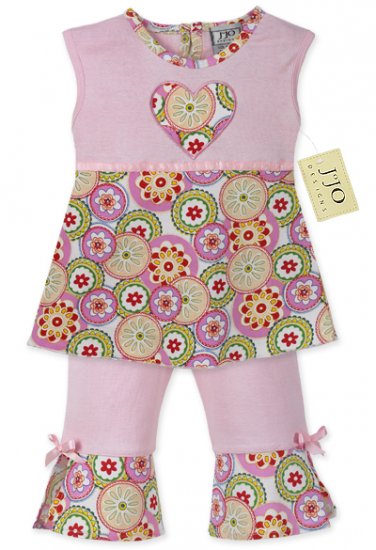 Pink Mod Dot Outfit 3-6 months