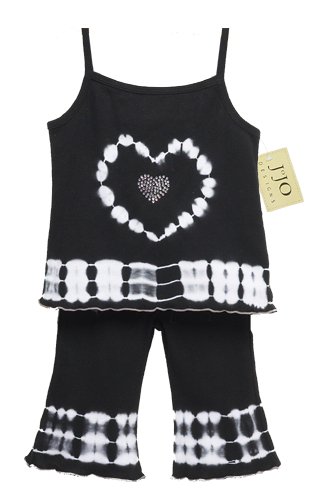 Black and White Tie Dye Heart Outfit 3-6 months