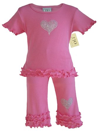 Pink Crystal Heart Outfit