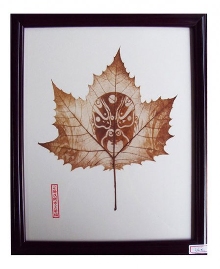 UNIQUE BOTANICAL PRESSED LEAF SCULPTURE FLORAL GIFT HOME DÉCOR, FRAME PRESSED FLOWER LEAF ART