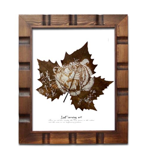 HANDMADE PRESSED LEAF SCULPTURE, UNIQUE FRAMED LEAF ART FOR HOME DECOR 03