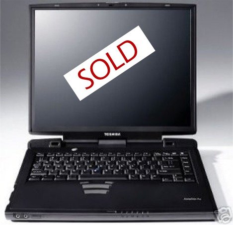 Toshiba Satellite Pro Pentium 4m 1.8Ghz 256MB Ram- DVD Rom CD Burner